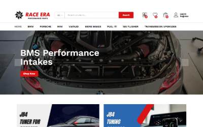 Top of the website for Race Era
