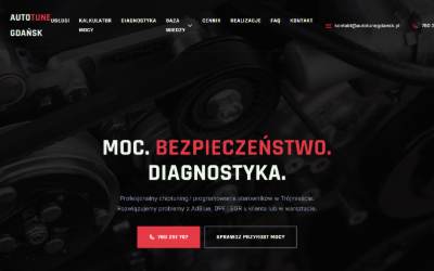 Website preview for AutoTune Gdansk