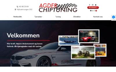 Website preview for Agder Chiptuning