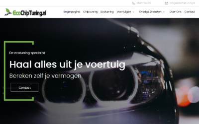 Website preview for Eco Chiptuning