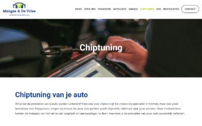 Website preview for MDV Performance - chiptuning