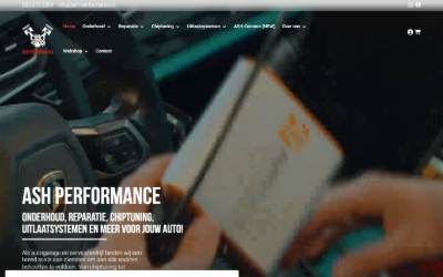 Website preview for ASH Performance B.V.
