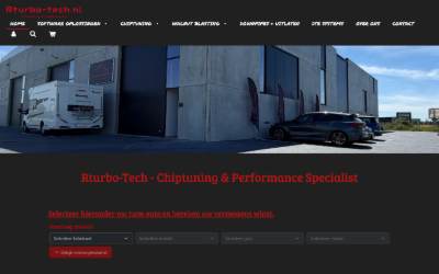 Website preview for Rturbo-tech Chiptuning & Performance