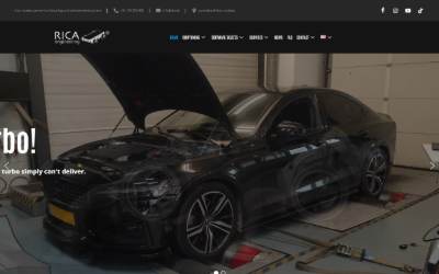 Website preview for RICA Engineering HQ