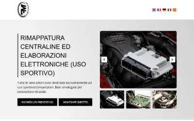 Website preview for FulMotorsport – Rimappatura Centraline ed Elaborazioni Elettroniche a Verona