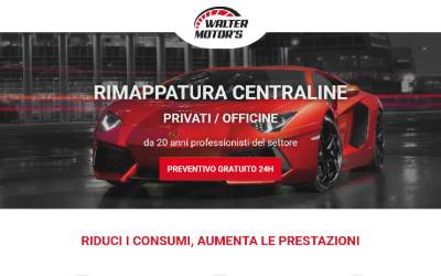 Website preview for Centraline auto Udine Walter Motor's