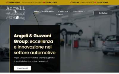 Website preview for Angeli & Guzzoni / Omar Racing