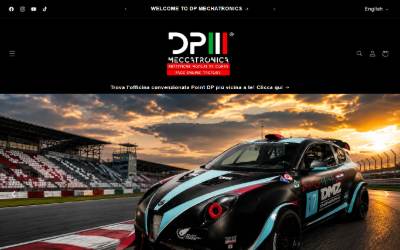 Website preview for DP Meccatronica - Rettifiche Elaborazione Motori da Corsa - De Prisco Gerardo