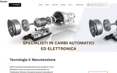Website preview for Fmatic transmission - Revisione cambi automatici