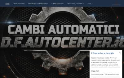 Top of the website for D.f. Autocenter Cambi Automatici Roma