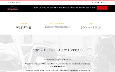 Website preview for Meccatronica Lacanna