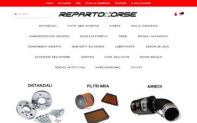 Website preview for REPARTOCORSE