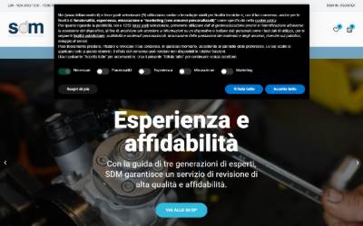 Website preview for Dell'Anno SDM - Pompe Iniettori