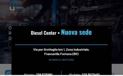 Website preview for Diesel Center-Iniettori e pompe diesel