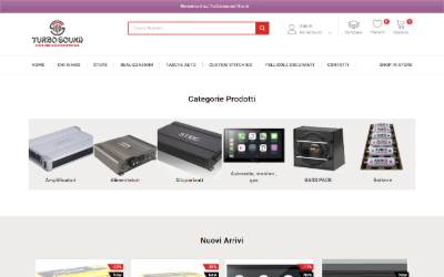 Website preview for TURBOSOUND | Centri Masters