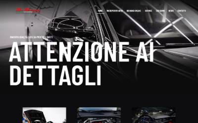 Website preview for Mele MotorSport