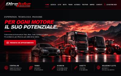 Website preview for DireLuke Elaborazioni