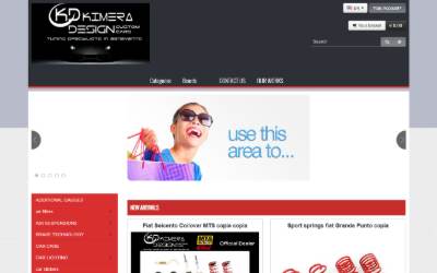 Website preview for Kimera Design Custom Cars