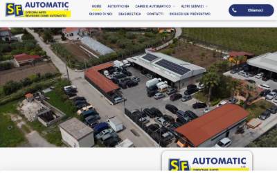 Top of the website for SF Automatic Revisione e Riparazione Cambi Automatici Officina Degli Angeli