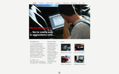 Top of the website for Maneg Snc Di Negri Mattia & C.