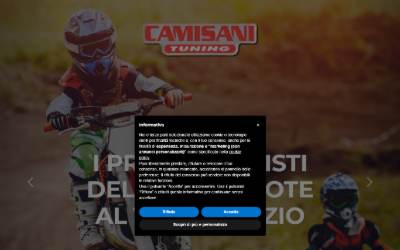 Top of the website for Camisani Elaborazioni