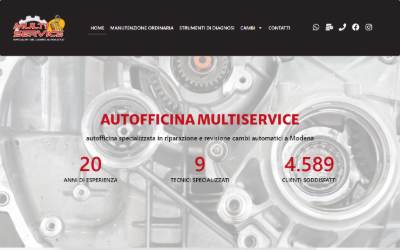 Top of the website for Riparazione cambi automatici modena - Autofficina Multiservice