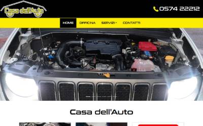 Top of the website for Casa dell'auto-Officina-Cambi Automatici
