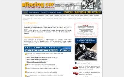 Top of the website for Racing Car - Riparazione cambi automatici
