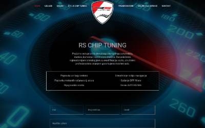 Top of the website for RS CHIP-TUNING