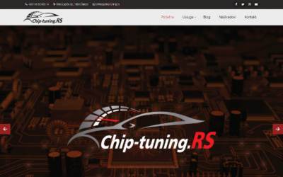 Top of the website for chip-tuning.rs