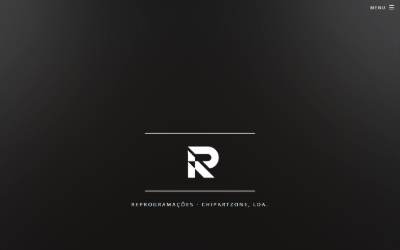 Top of the website for Reprogramações - Chipartzone, Lda.
