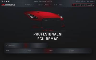 Website preview for AC Chip Tuning