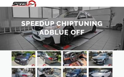 Top of the website for SpeedUp chiptuning performance