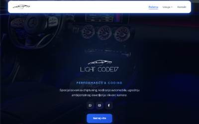 Top of the website for LightCode17 | ATM Chiptuning