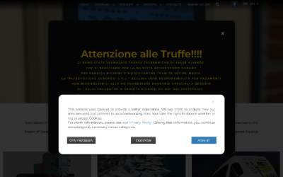 Website preview for RG Rettifiche Genovesi