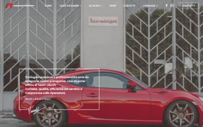 Website preview for Rossomotorsport