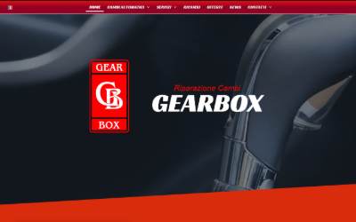 Top of the website for Autofficina Gearbox Srl