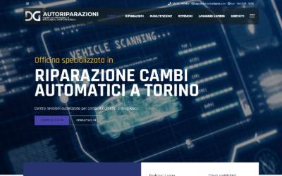 Website preview for DG Autoriparazioni Revisione Cambi Automatici