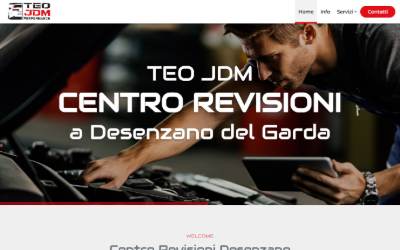 Top of the website for Centro Revisioni Auto e Moto - Teo Jdm Performance - Elaborazioni Meccatronica