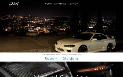 Top of the website for D1R Performance