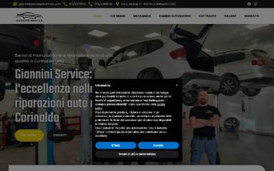 Website preview for Giannini Service Autofficina e Revisione cambio automatico