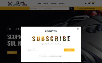 Website preview for D.M. MOTORS RETTIFICHE MOTORI