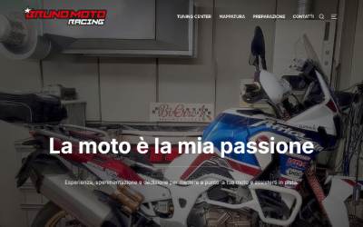 Top of the website for Bruno Moto