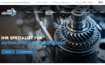 Website preview for KFZ Käpper
