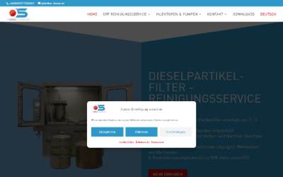 Top of the website for OS Diesel Technologie - Einspritzdüse