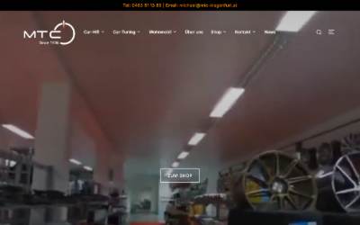Top of the website for MTC Klagenfurt