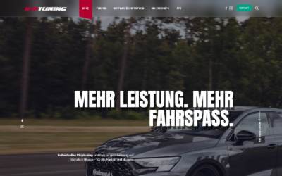 Website preview for K+K Tuning