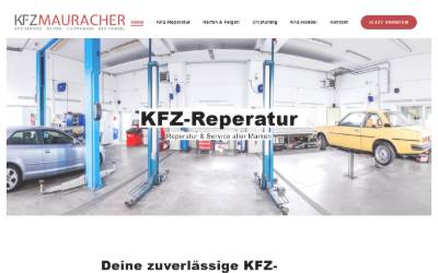 Website preview for KFZ Mauracher Handel, Service & Reparatur - Chiptuning