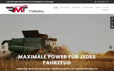Website preview for RMT.Tirol