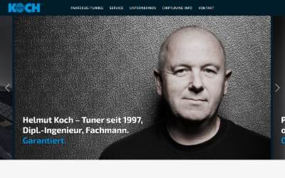 Website preview for Koch Fahrzeugtechnik
